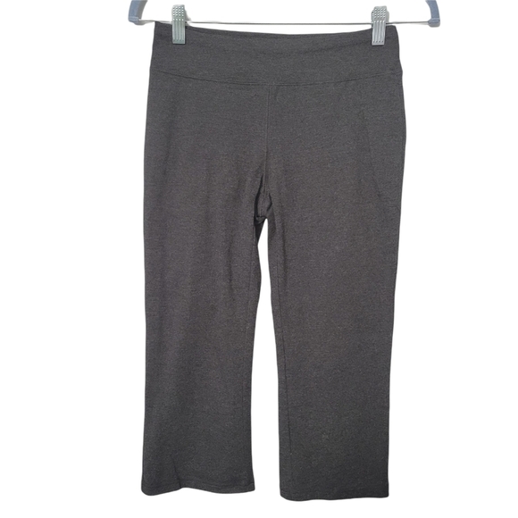 GAP Pants - Gap Gapfit Charcoal Gray Cropped Athletic Leggings